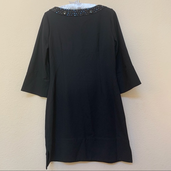 BCBGMaxAzria Black Jewel Neckline Dress NWT - Picture 5 of 9